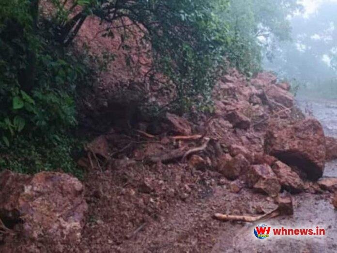 पन्हाला भूस्खलन : पन्हालागढ़-पवनगढ़ मार्ग पर फिर भूस्खलन, चार दिन में दूसरी घटना  
