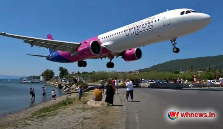 प्लेन लैंडिंग वीडियो: प्लेन बस ऊपर से गुजरा, प्लेन की लैंडिंग का कमाल का वीडियो, एक
