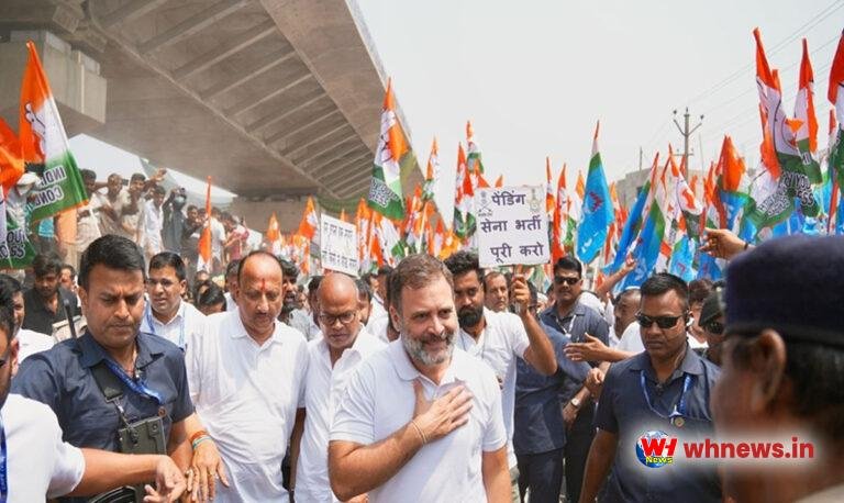 24 मिनट में सिर्फ 1 किलोमीटर चले राहुल गांधी