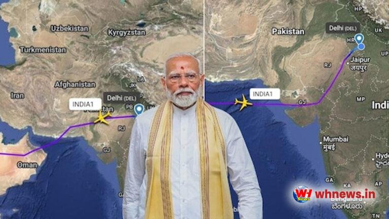 वापसी में पीएम मोदी ने बदला अपना रास्ता