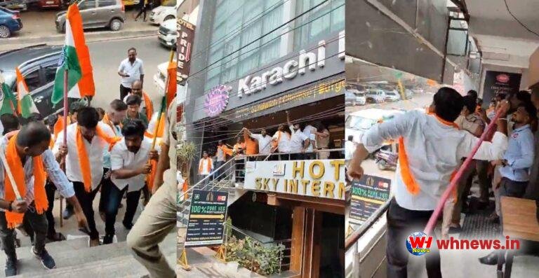 हैदराबाद की कराची बेकरी में तोड़फोड़