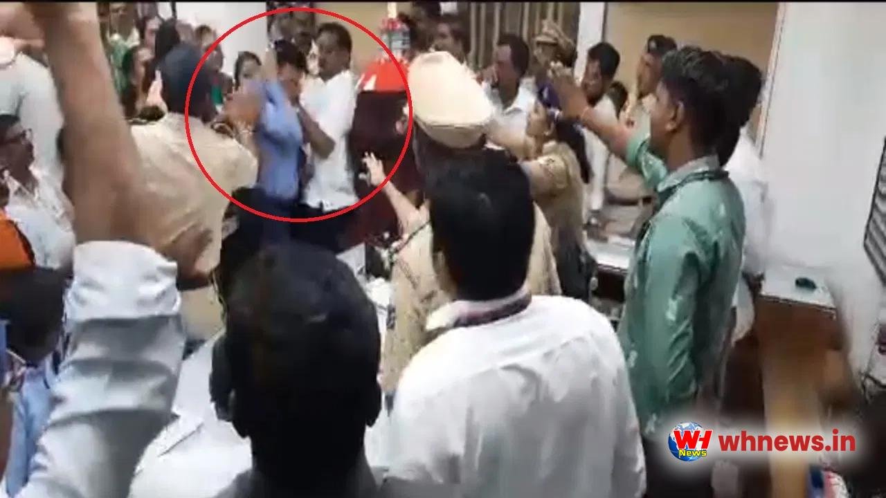अब उद्धव सेना ने बैंक अधिकारी को जड़ा थप्पड़