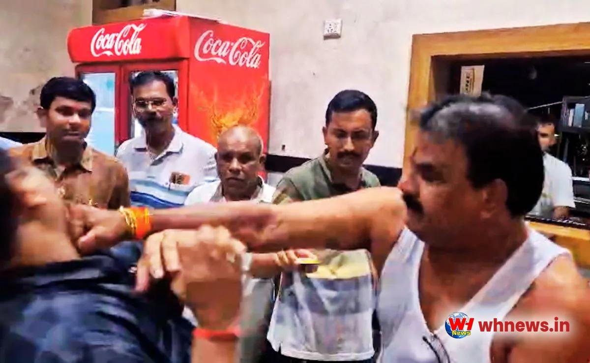 शिंदे के विधायक को आया गुस्सा, जड़ा थप्पड़