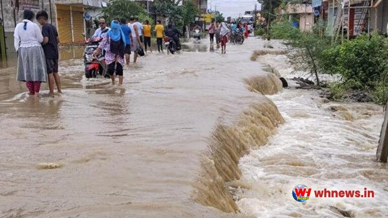 सड़कें डूबी, पेड़ उखड़े, स्कूल-कॉलेज बंद