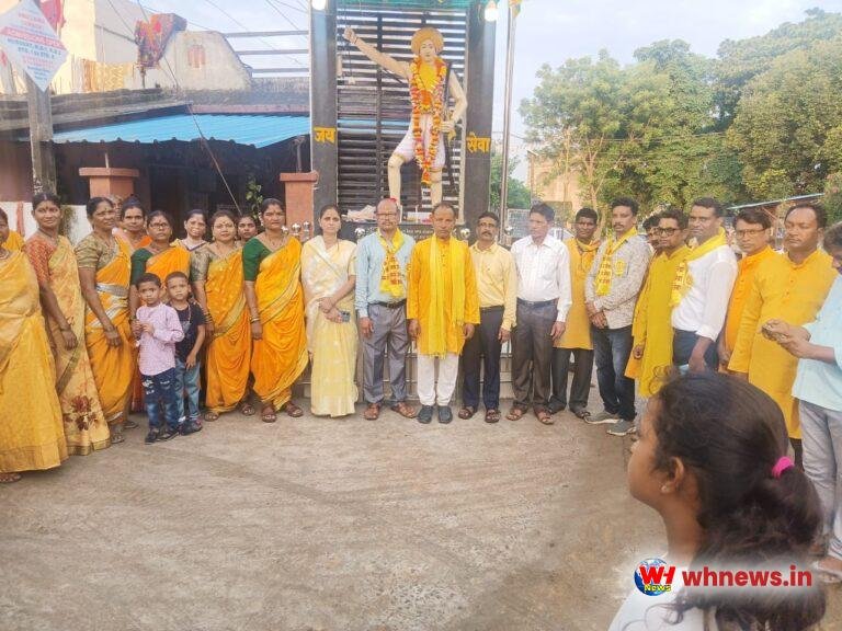 विश्व आदिवासी दिनानिमित्त जय बिरसा आदिवासी विकास सोसायटी लाव्हा तर्फे भव्य रॅलीचे आयोजन
