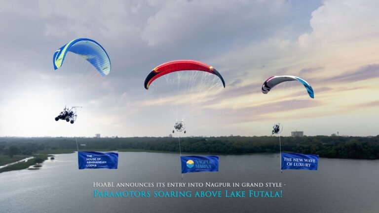 द हाऊस ऑफ अभिनंदन लोढा (एचओएबीएल) ने फुटाळा तलावावर एका शानदार हवाई प्रदर्शनासह नागपुरात केला भव्य प्रवेश